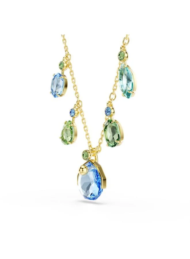 SWAROVSKI  Gema Black & Green Gold Tone Drop Necklace for Women | Best Price UAE